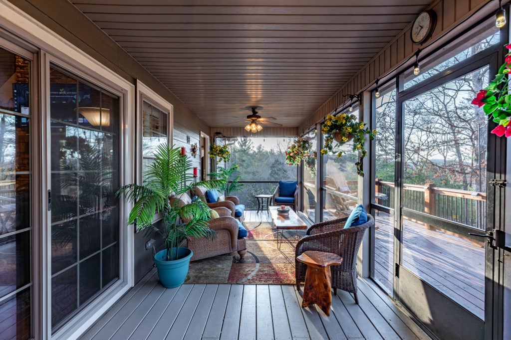 159 Apple Blossom Road Blairsville, GA 30512 - Photo 34 of 56 a outdoor dining space with furniture
