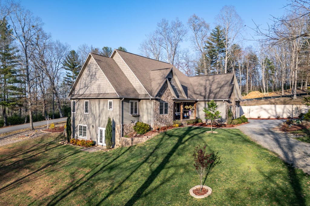 159 Apple Blossom Road Blairsville, GA 30512 - Photo 52 of 56 a view of a house with backyard