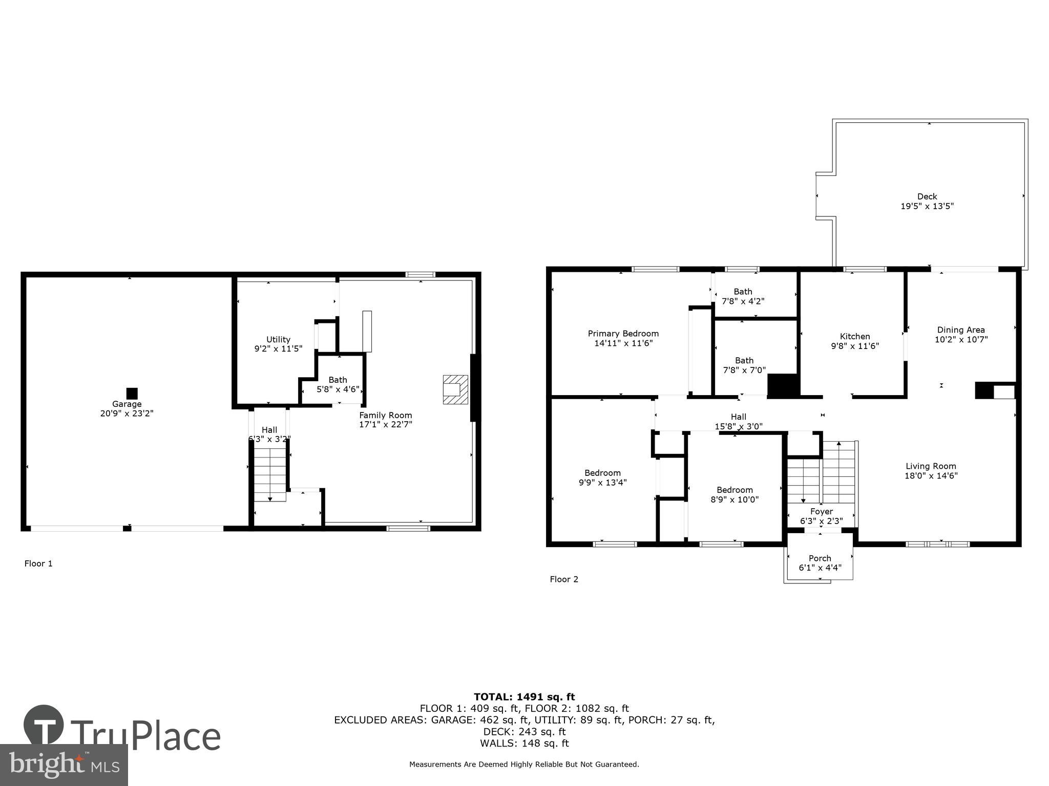 7006 Bedrock Road Alexandria, VA 22306 - Photo 38 of 38 Combined Floor Plans