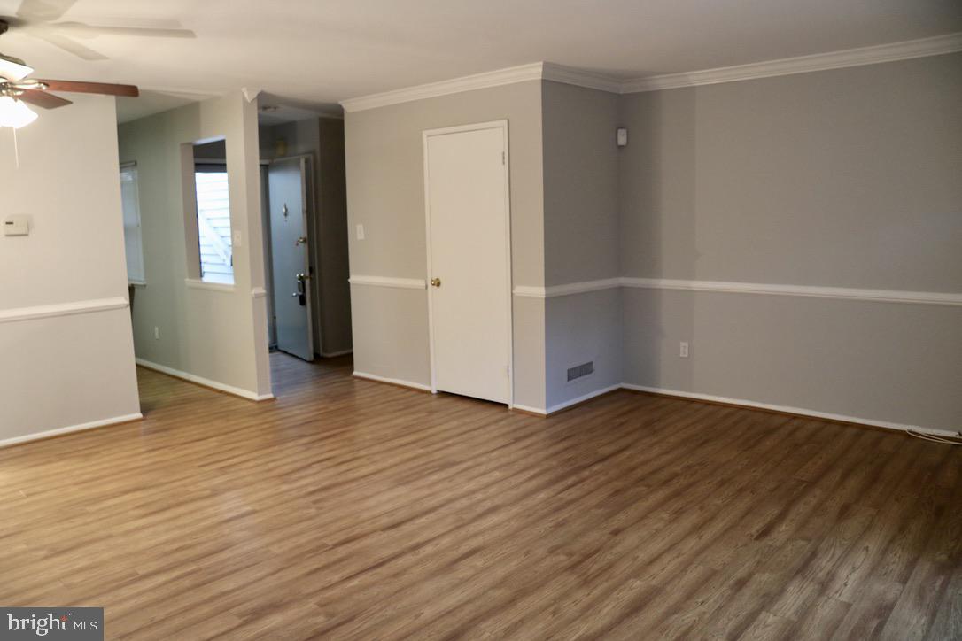 Living room into kitchen and hallway