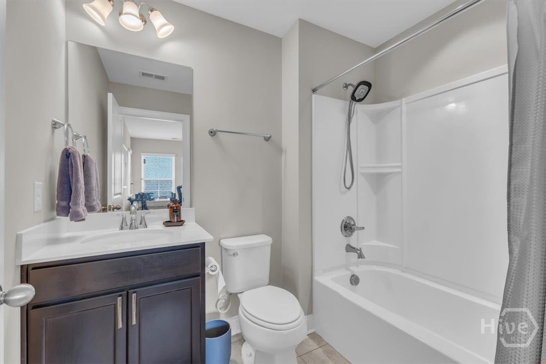 291 McQueen Drive Pooler, GA 31322 - Photo 42 of 57 BATHROOM 3 VIEW WITH TUB/SHOWER COMBO