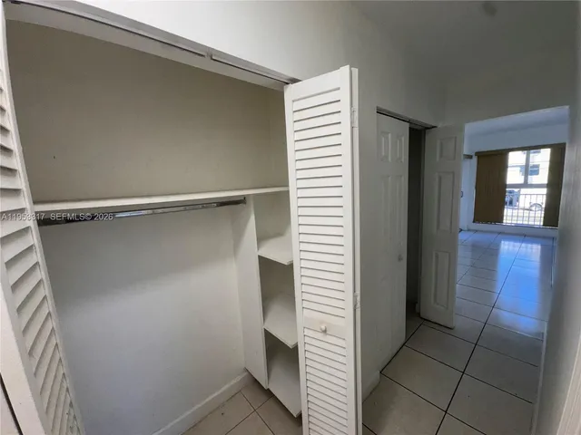 a view of a room with door