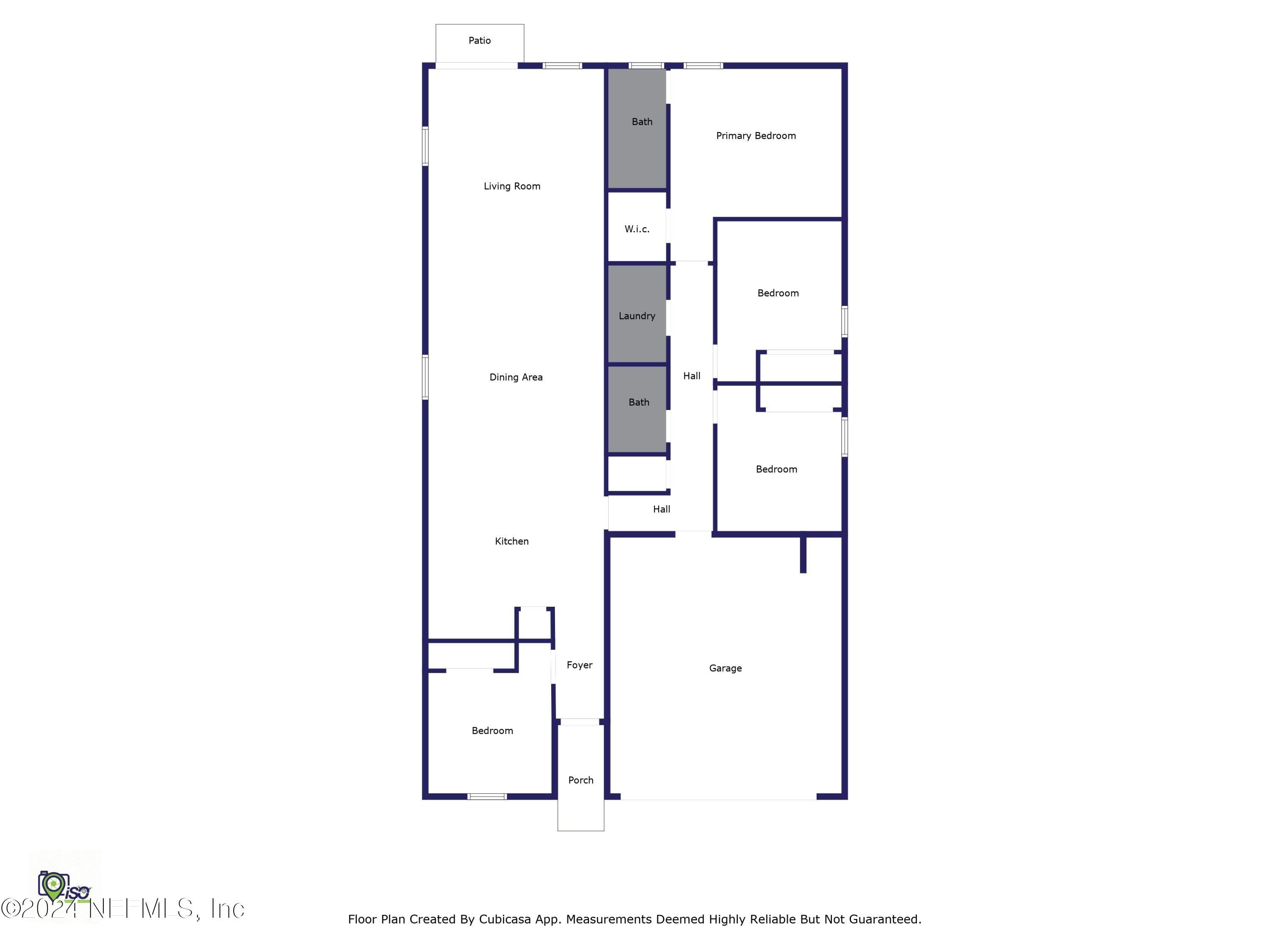 1014 Floyd Street Fleming Island, FL 32003 - Photo 48 of 48 a picture of a floor plan