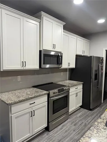 a room with storage and utility