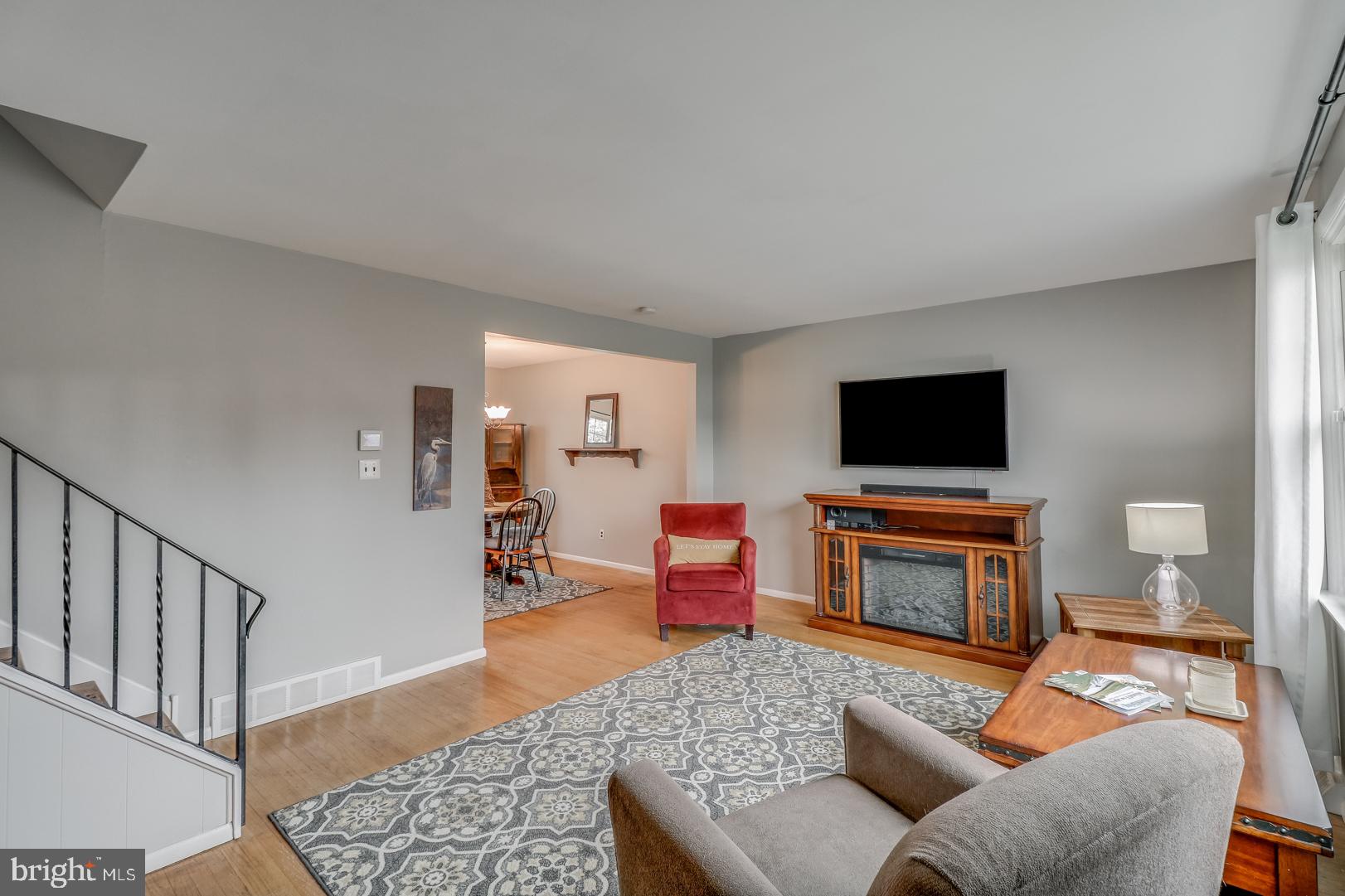 1301 Friar Road Newark, DE 19713 - Photo 4 of 24 Living Room - Electric Fireplace Included