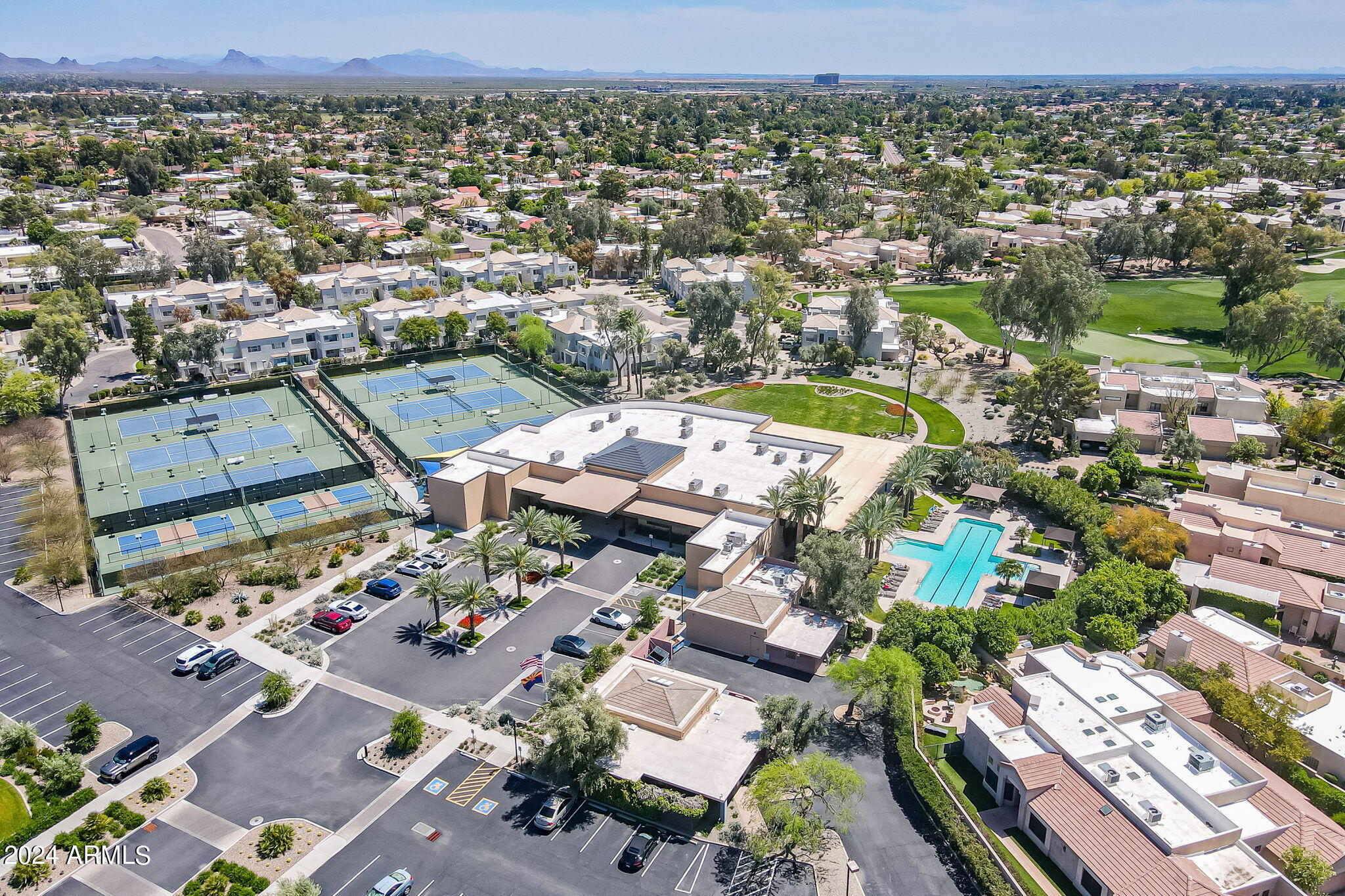 7700 East Gainey Ranch Road, Unit 253 Scottsdale, AZ 85258 - Photo 55 of 56 Aerial View of Gainey Ranch Country Club