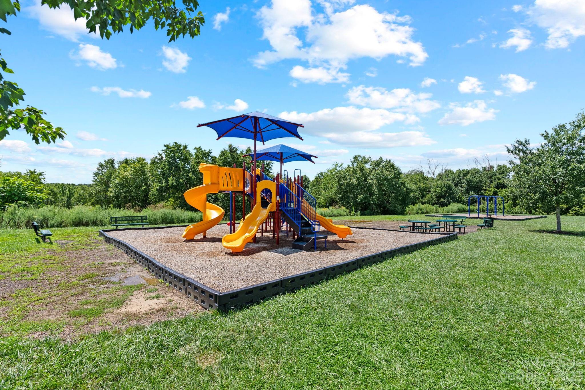 60 West Hiawassee Road Fletcher, NC 28732 - Photo 36 of 40 a view of a backyard with swimming pool