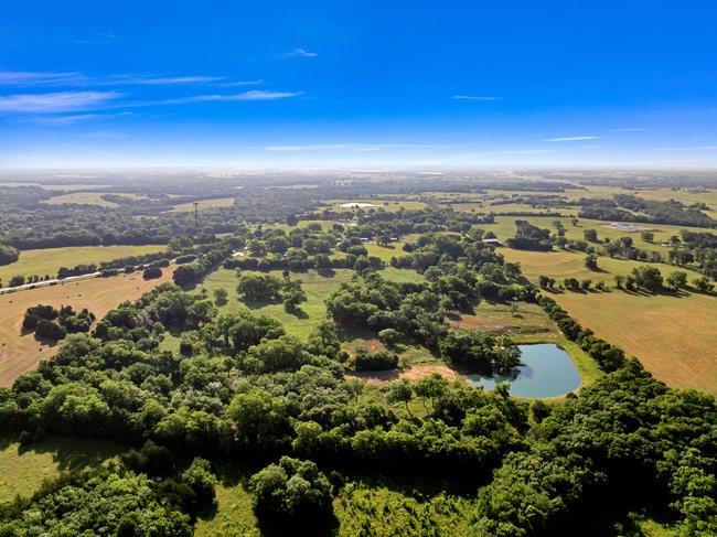 9015 Highway 69 Bells, TX 75414 - Photo 15 of 21 Drone / aerial view of a nearby body of water