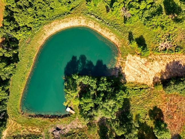 9015 Highway 69 Bells, TX 75414 - Photo 19 of 21 Aerial view of a large body of water