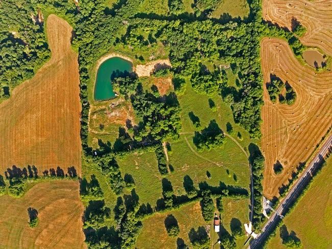 9015 Highway 69 Bells, TX 75414 - Photo 20 of 21 Aerial view of property and surrounding area