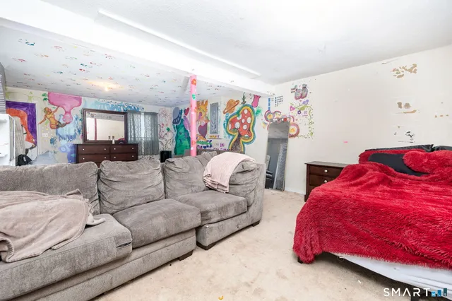 a front view of house with outdoor space