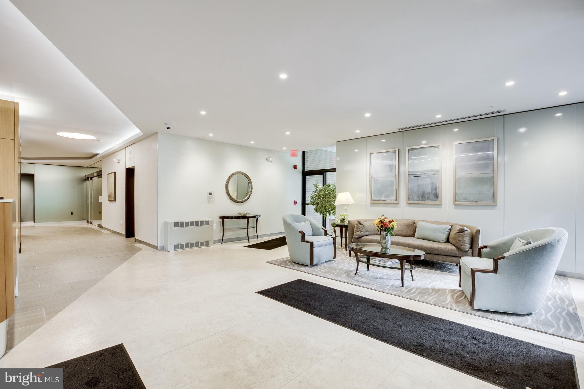 4141 North Henderson Road, Unit 303 Arlington, VA 22203 - Photo 30 of 37 Stylish Lobby