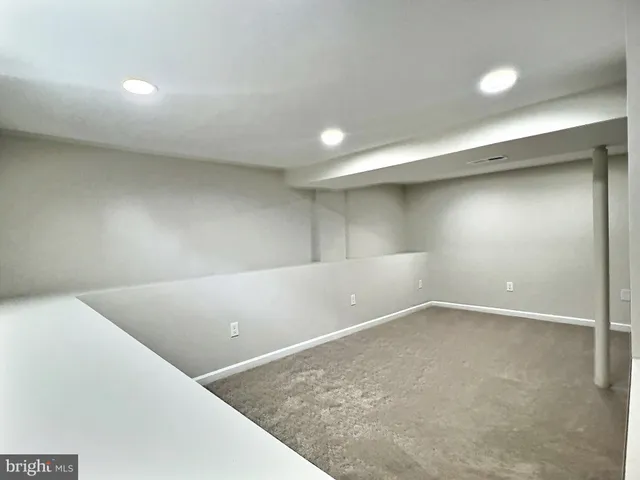 a view of an empty room