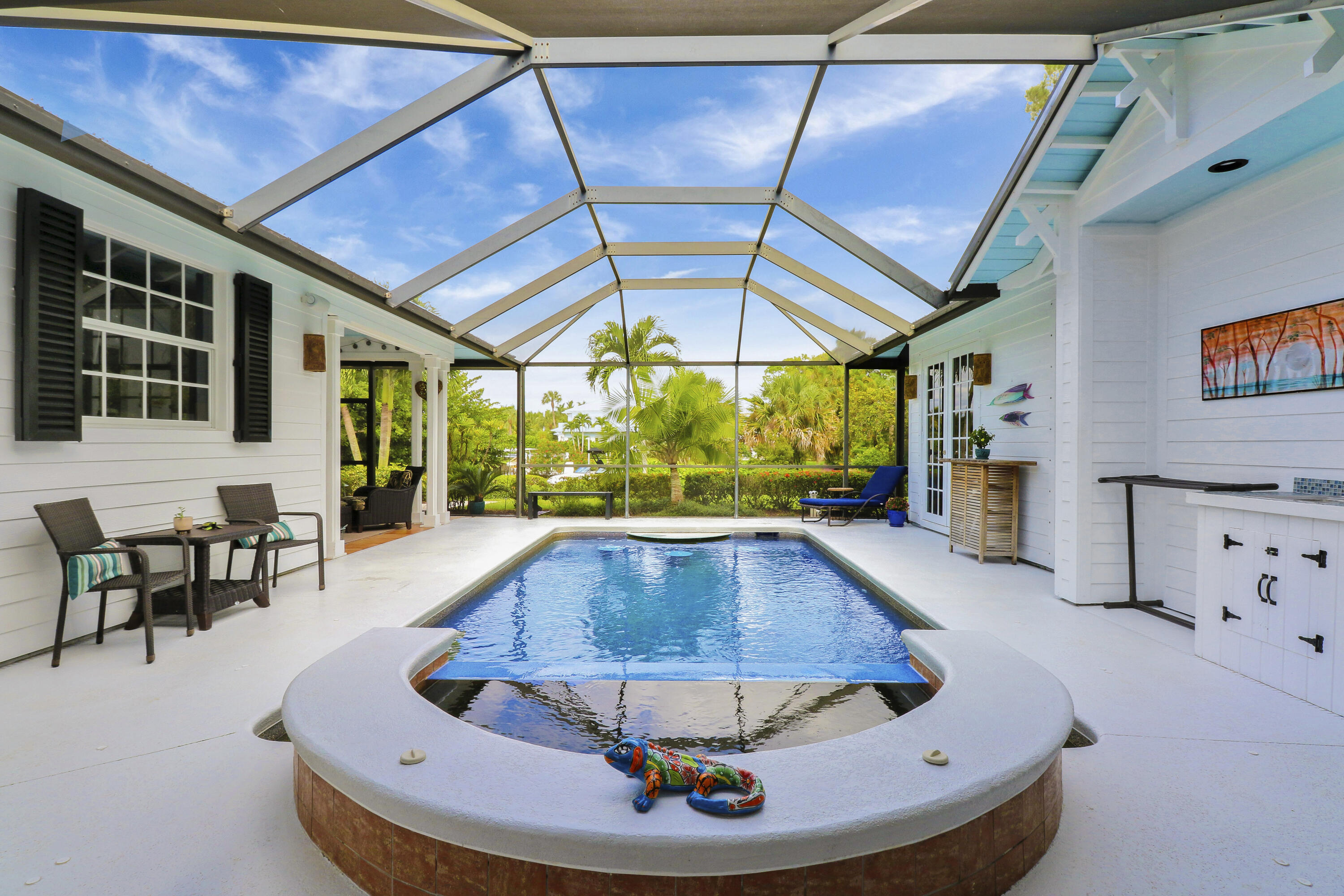 2416 Northwest Fork Road Stuart, FL 34994 - Photo 36 of 53 hot tub and pool
