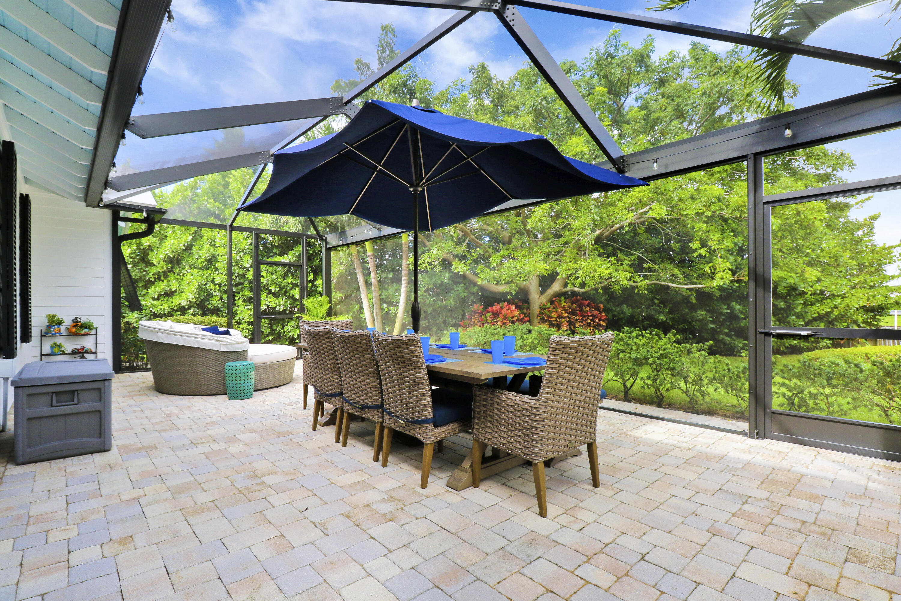 2416 Northwest Fork Road Stuart, FL 34994 - Photo 43 of 53 Addded screened lanai area for dining an