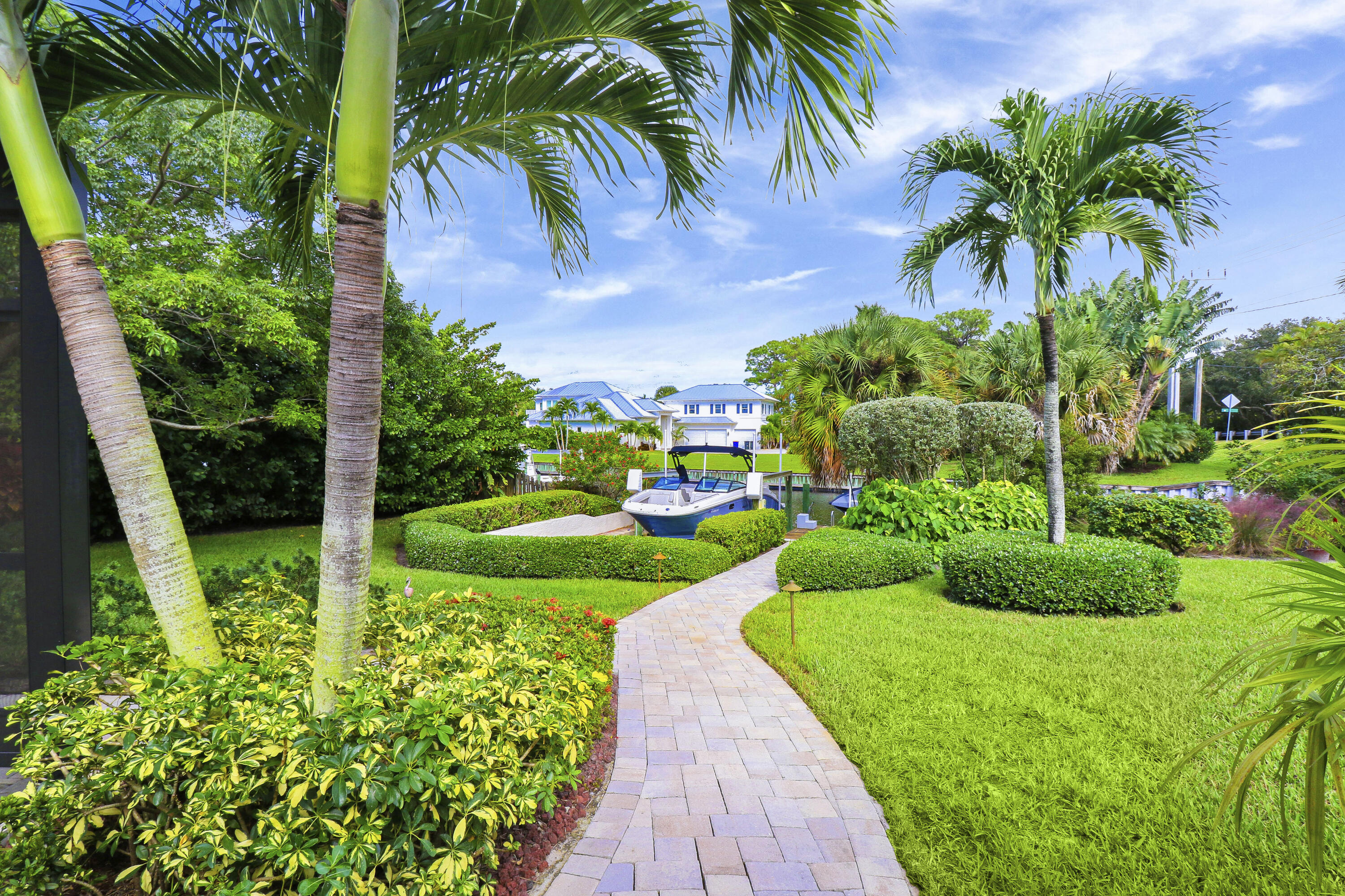 2416 Northwest Fork Road Stuart, FL 34994 - Photo 45 of 53 walkway to the dock and water