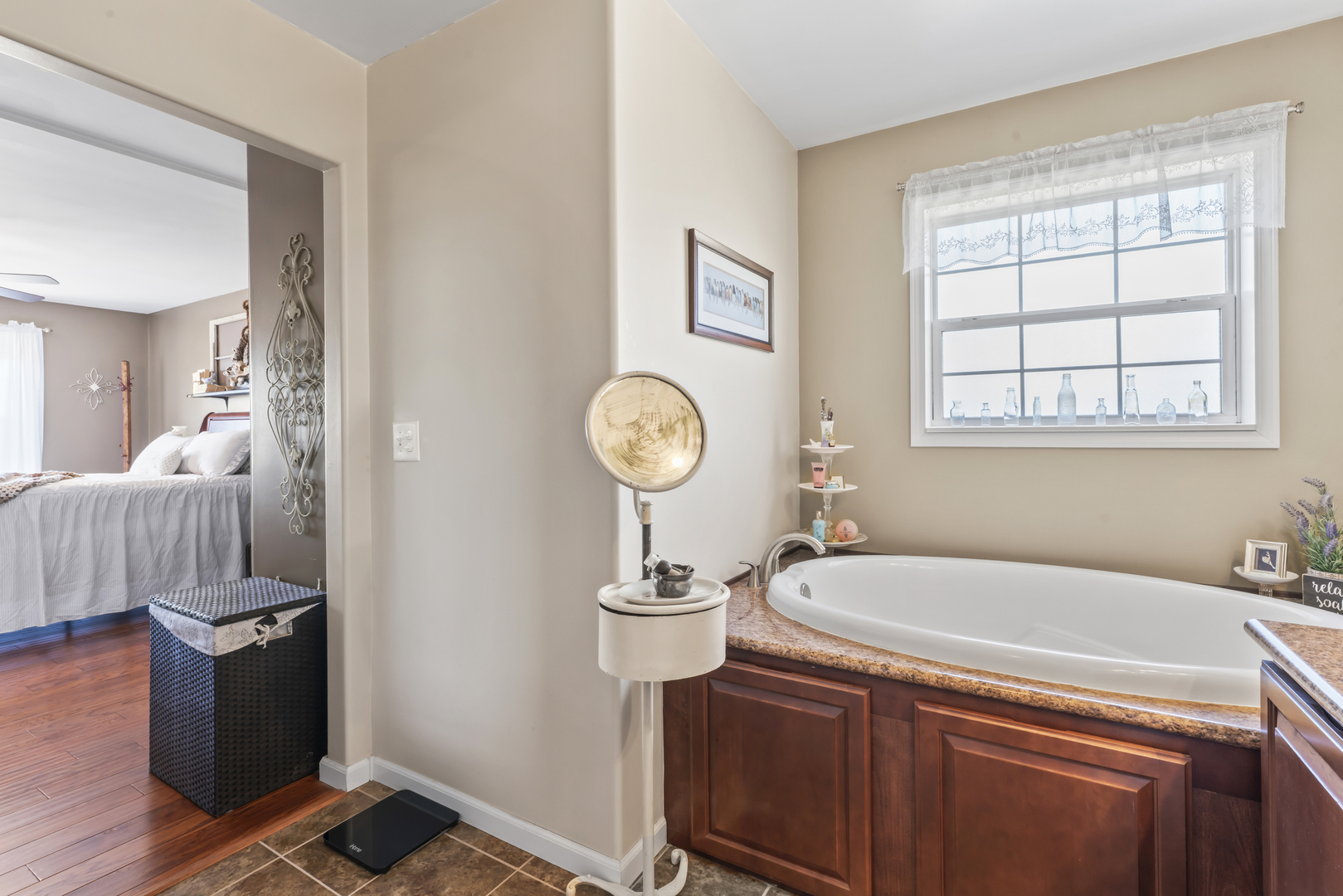 3015 North 1600 East Road Clifton, IL 60927 - Photo 23 of 46 a bathroom with a sink and a mirror