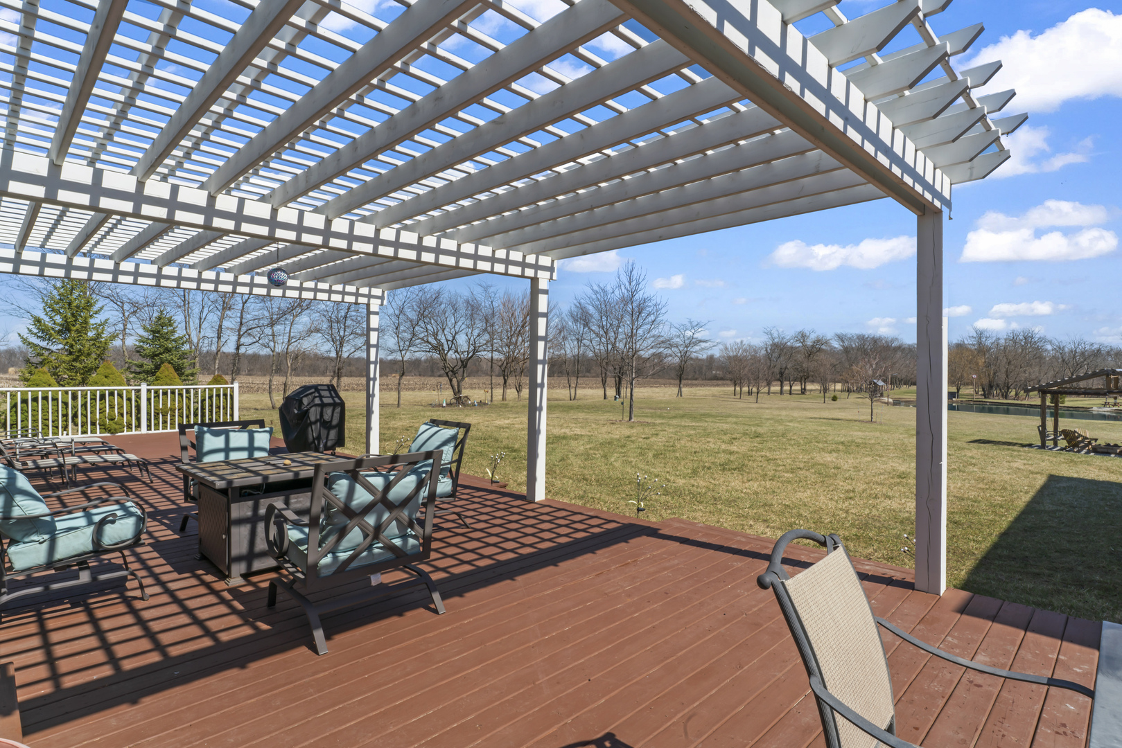 3015 North 1600 East Road Clifton, IL 60927 - Photo 35 of 46 a view of a patio with swimming pool