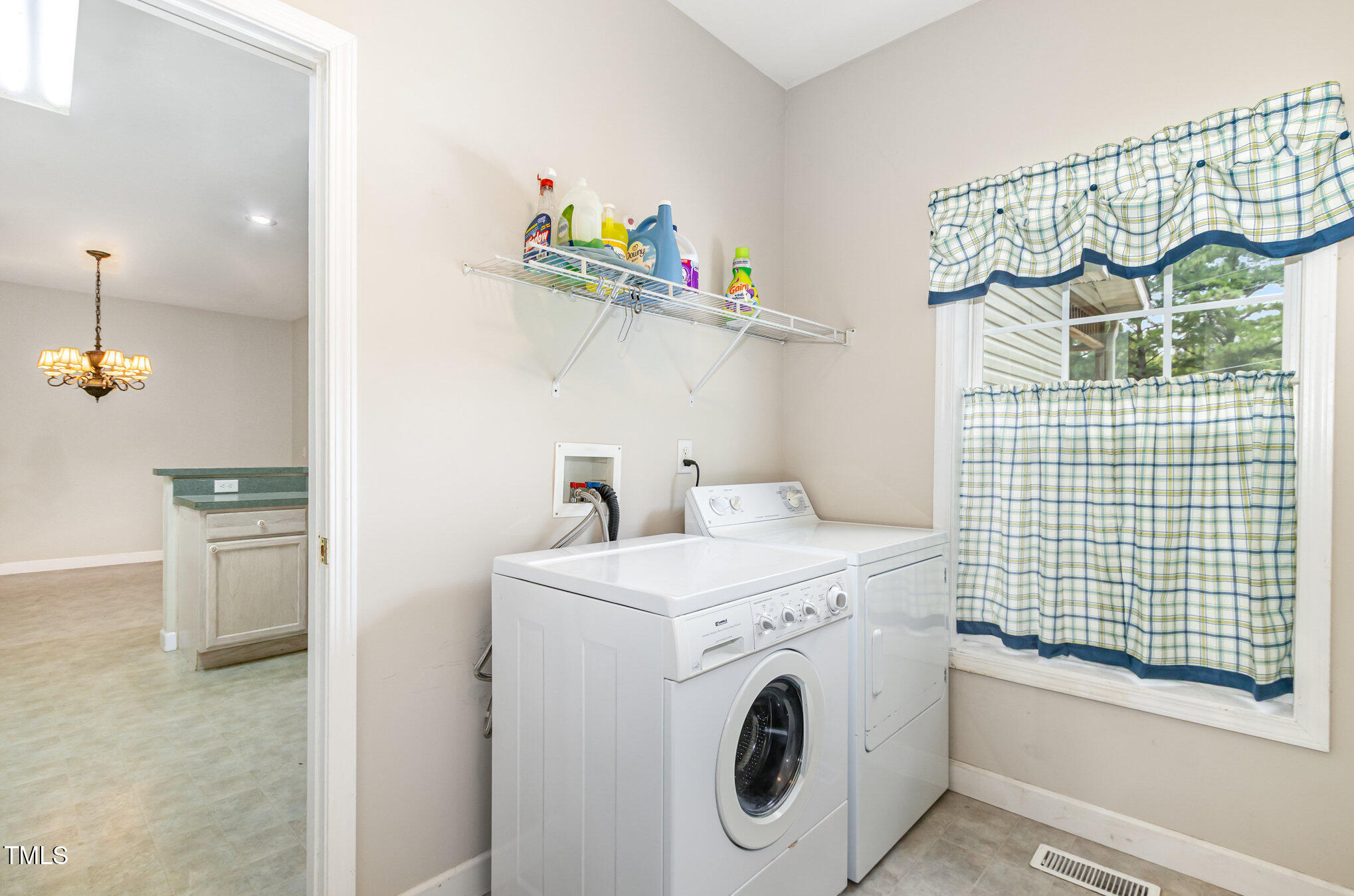 824 Kittrell Road Kittrell, NC 27544 - Photo 20 of 37 a utility room with dryer and washer