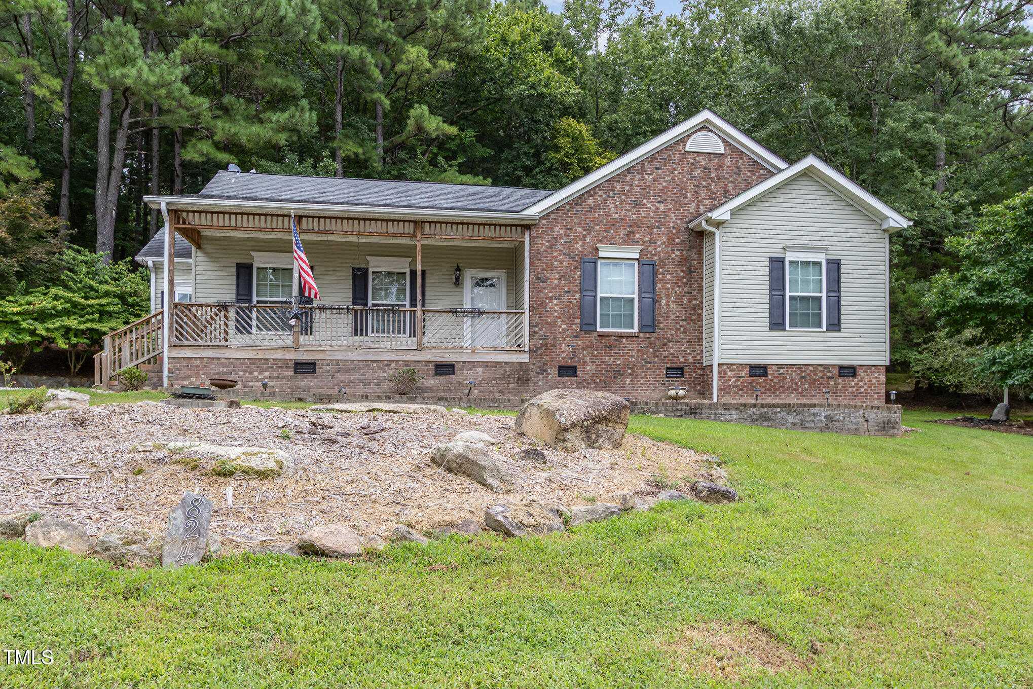 824 Kittrell Road Kittrell, NC 27544 - Photo 2 of 37 a front view of house with yard and trees in the background