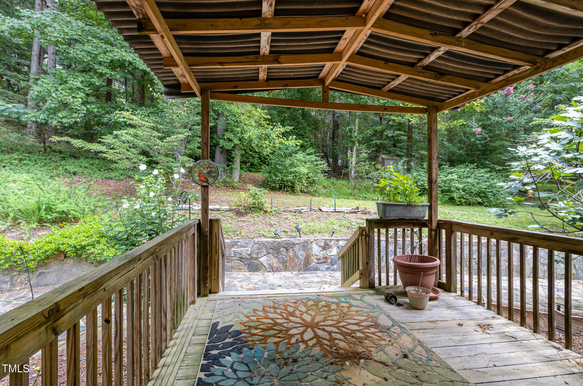 824 Kittrell Road Kittrell, NC 27544 - Photo 32 of 37 a view of a porch with wooden floor