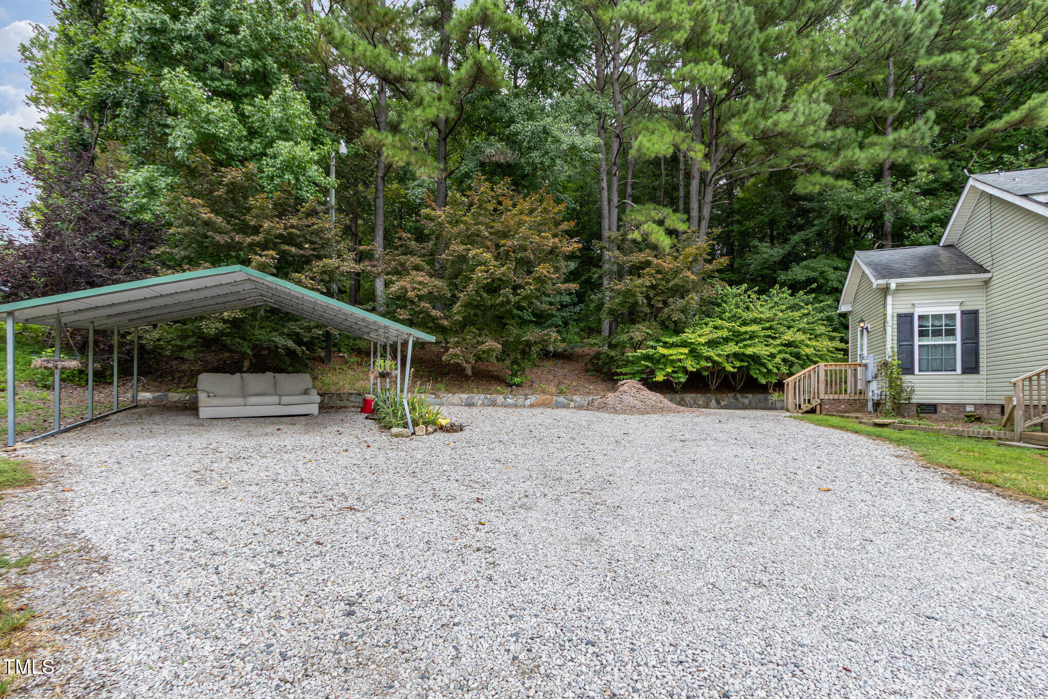824 Kittrell Road Kittrell, NC 27544 - Photo 36 of 37 a view of a house with backyard and garden