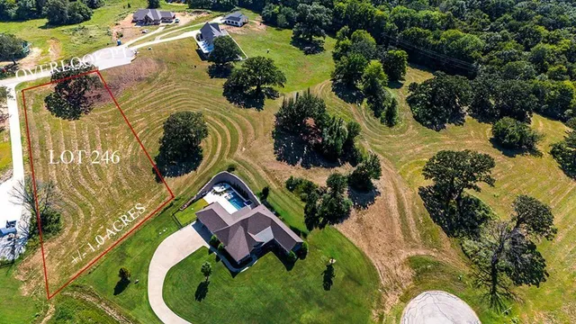 an aerial view of beach and ocean