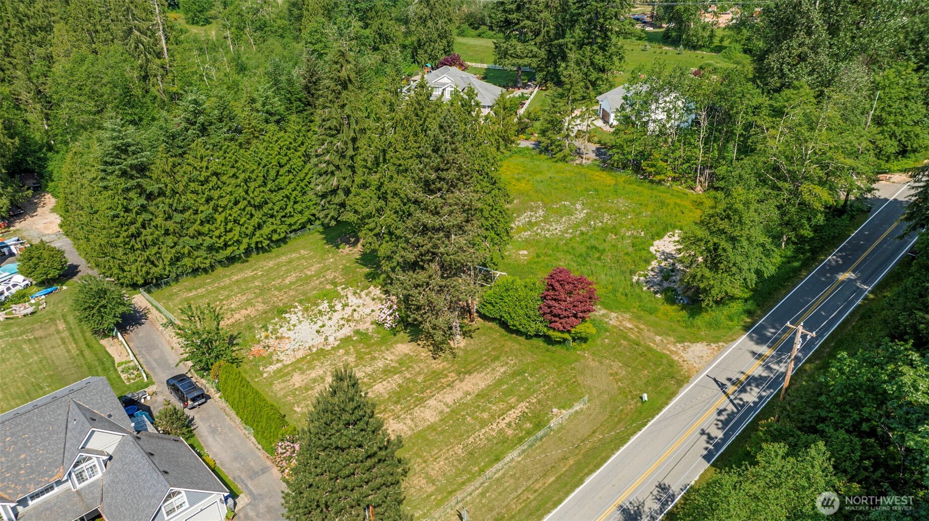 21022 Welch Road Snohomish, WA 98296 - Photo 21 of 28 a view of yard from a balcony