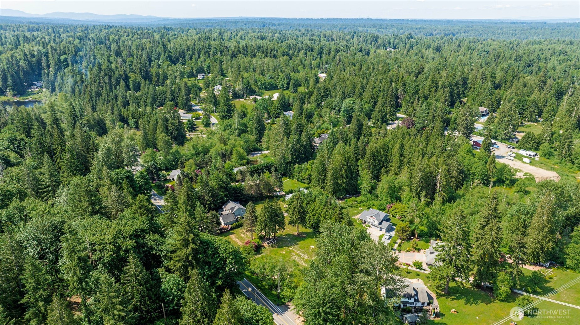 21022 Welch Road Snohomish, WA 98296 - Photo 27 of 28 a view of a lush green forest with a lush green forest