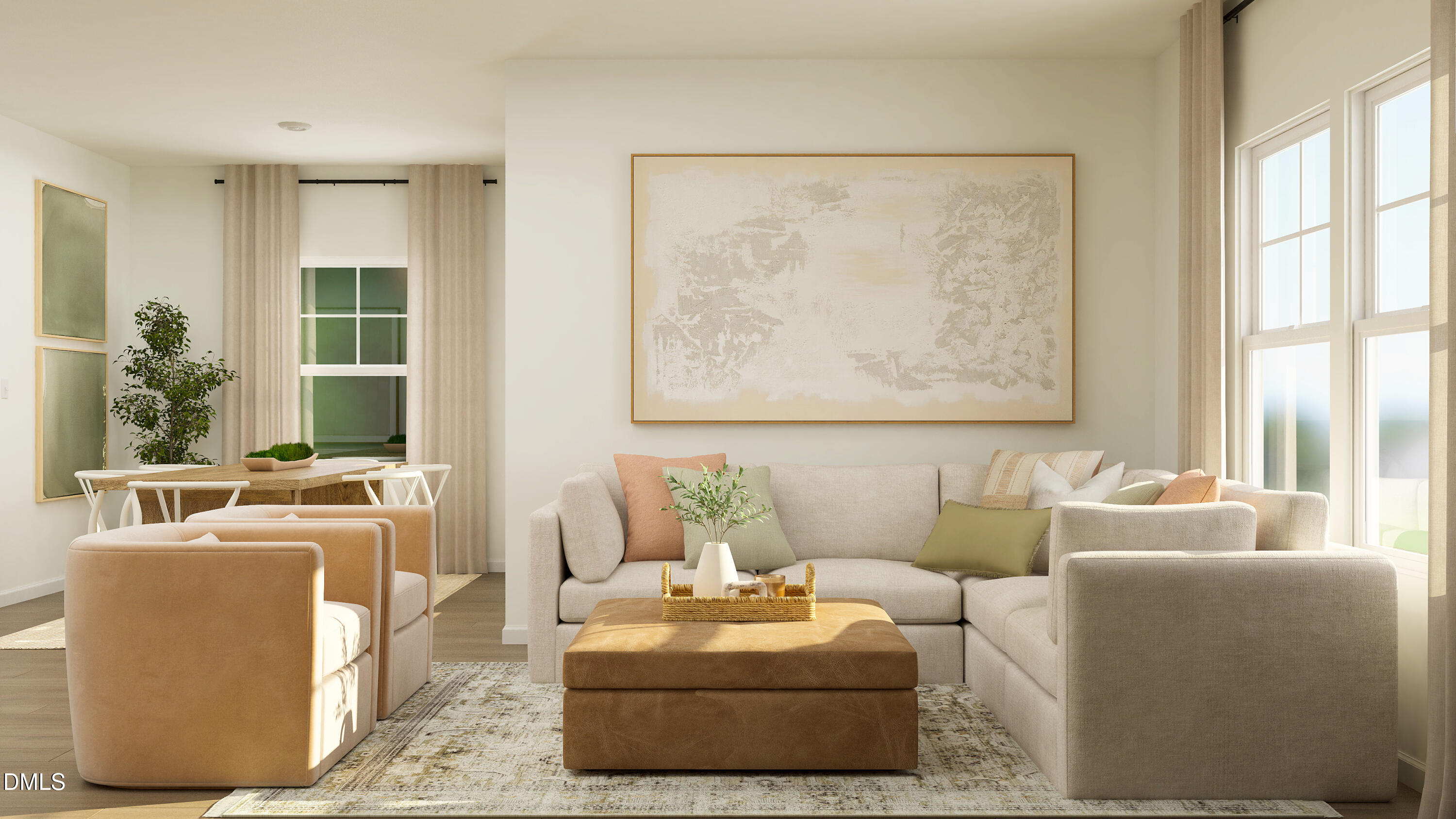 767 Roy Adams Road Angier, NC 27501 - Photo 4 of 17 Great Room - Rendering Only