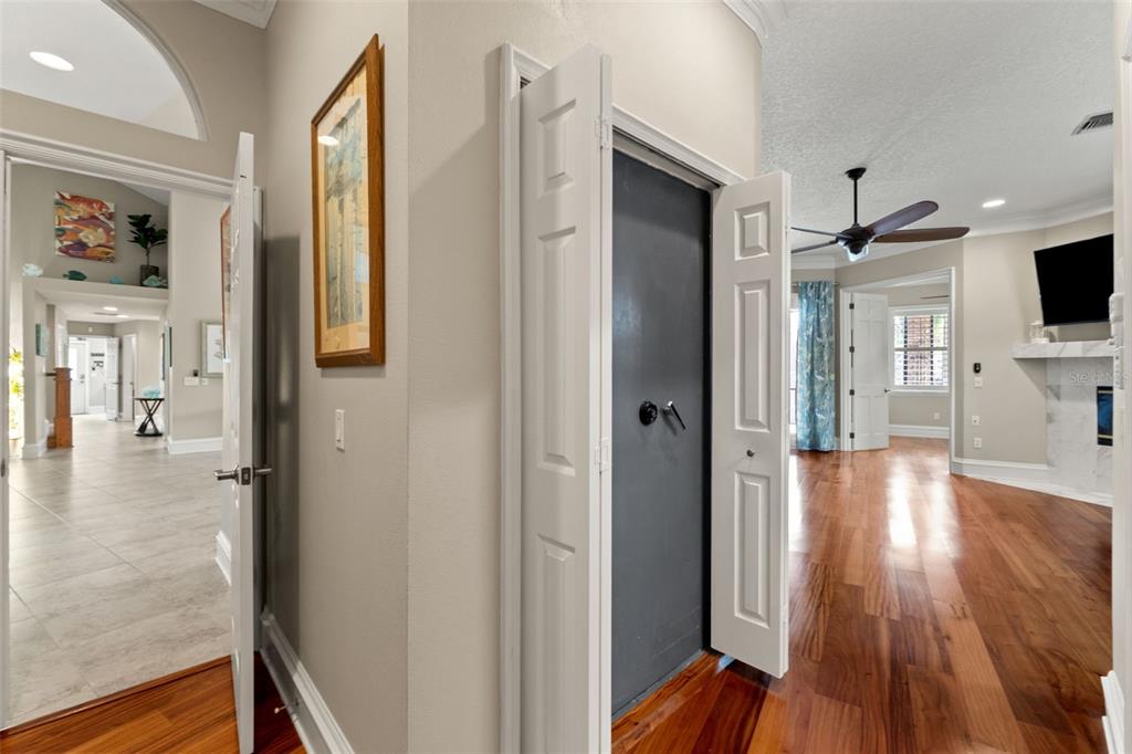 6936 River Road New Port Richey, FL 34652 - Photo 32 of 93 a view of a hallway with wooden floor windows and livingroom