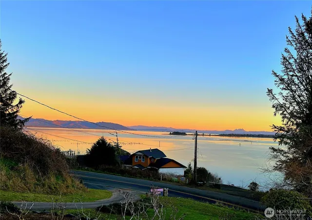 a view of lake from balcony