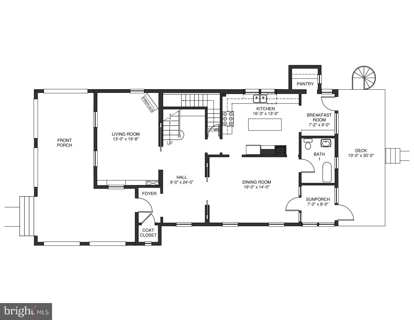 101 Woodlawn Road Baltimore, MD 21210 - Photo 89 of 92 First Floor Plan