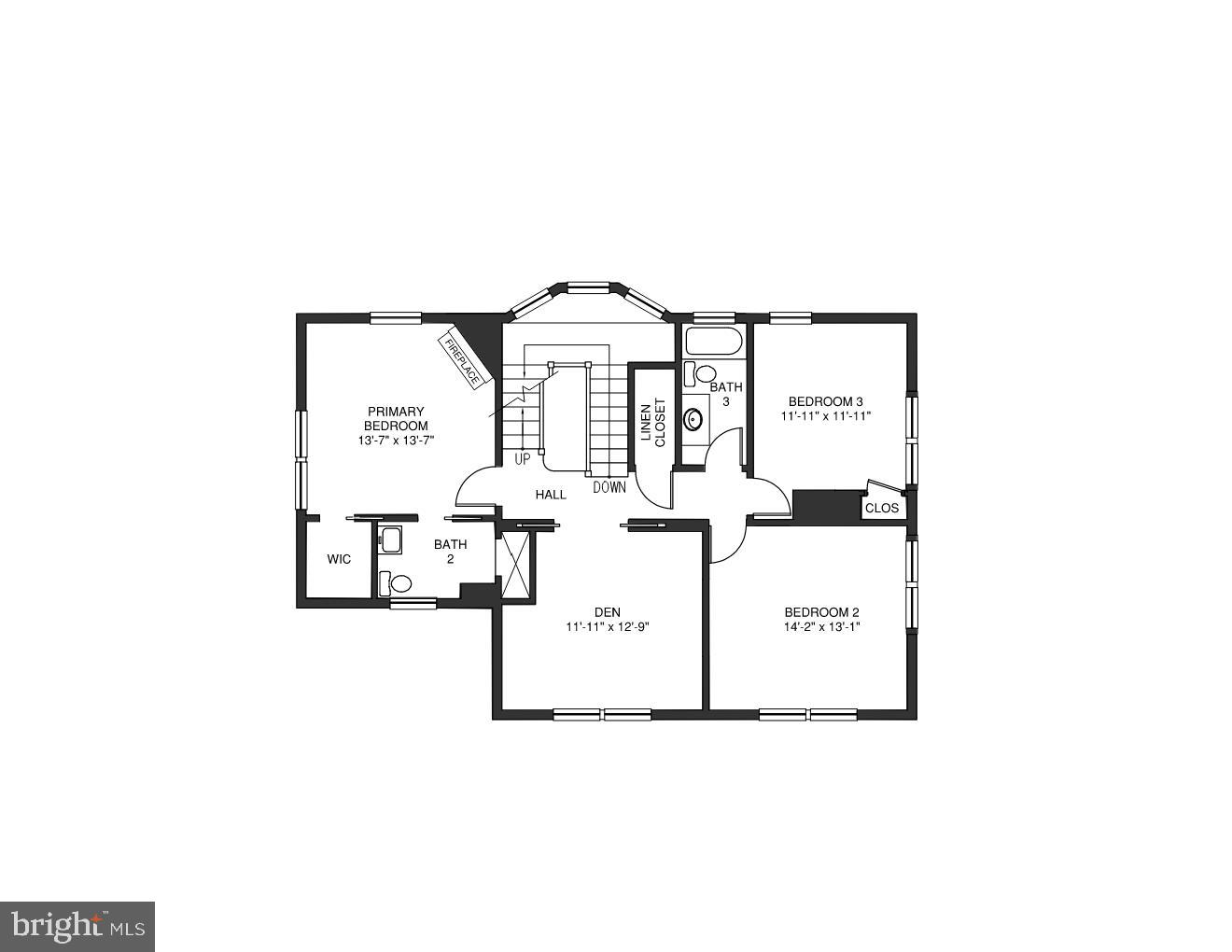 101 Woodlawn Road Baltimore, MD 21210 - Photo 90 of 92 Second Floor Plan