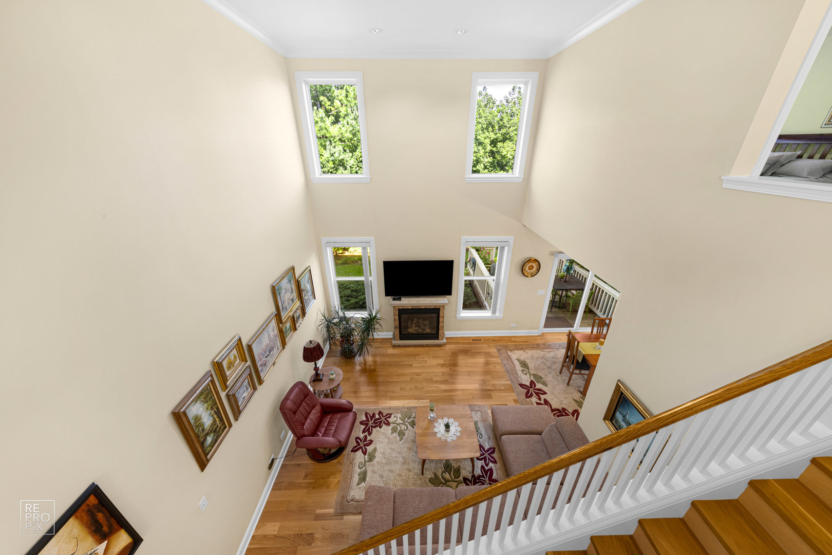 Undisclosed Address Elgin, IL 60120 - Photo 12 of 22 a view of living room with furniture and a fireplace