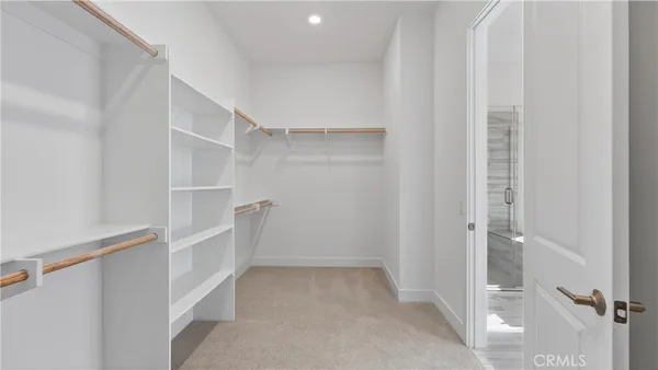 a view of walk in closet