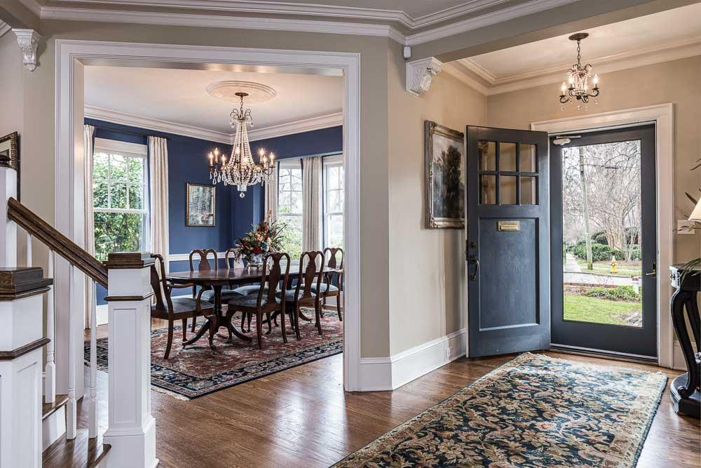 1913 Reid Street Raleigh, NC 27608 - Photo 3 of 30 a view of a dining room with furniture window and outside view