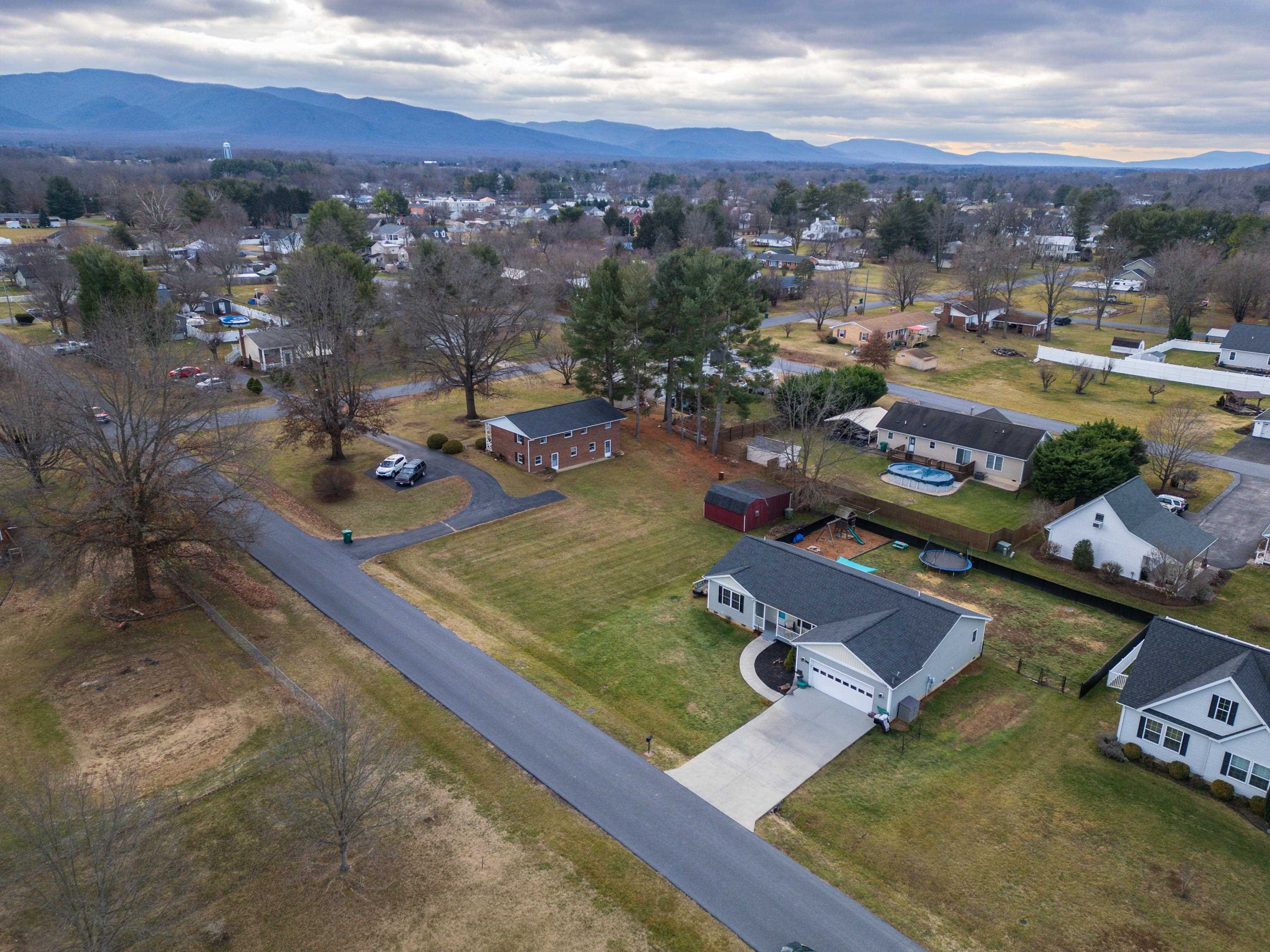 703 14th Street Grottoes, VA 24441 - Photo 47 of 51 an aerial view of a house with a garden