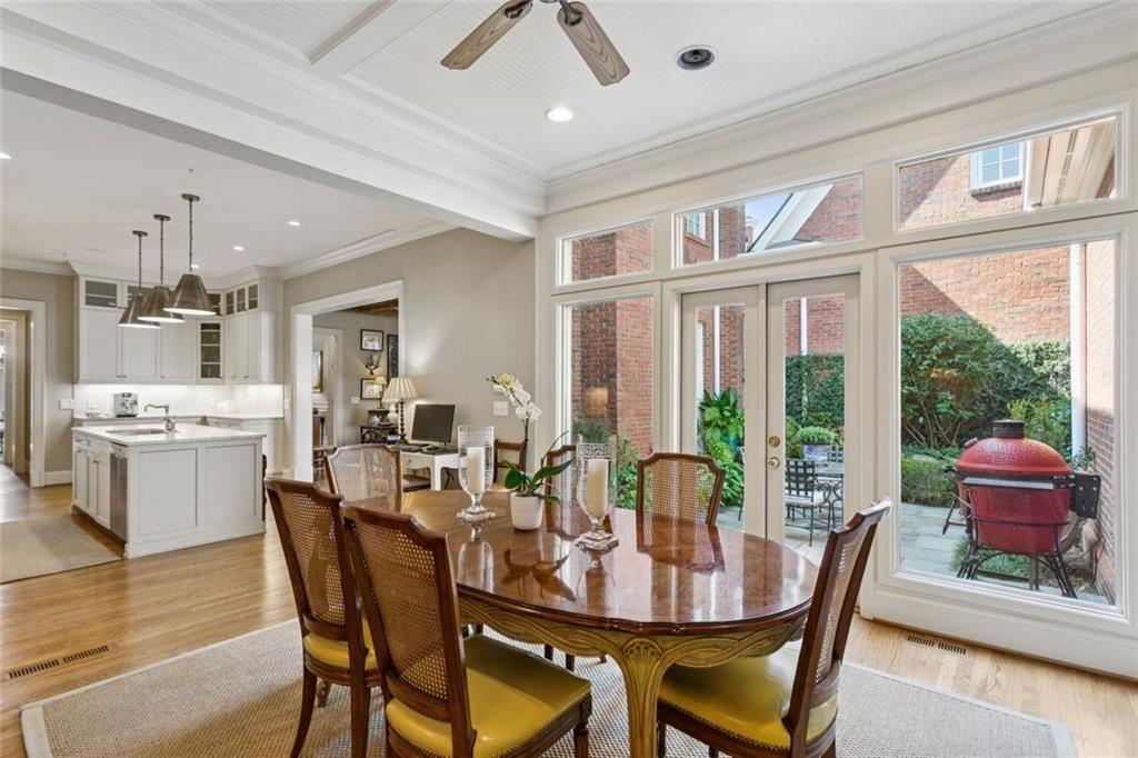 3005 Ranch Road Southeast Atlanta, GA 30339 - Photo 29 of 57 a view of a dining room with furniture window and wooden floor