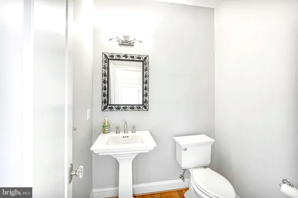 a view of small space with racks on the wall