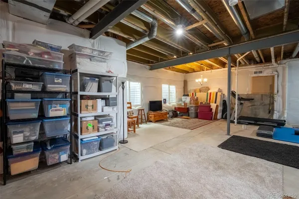 a room with gym equipment
