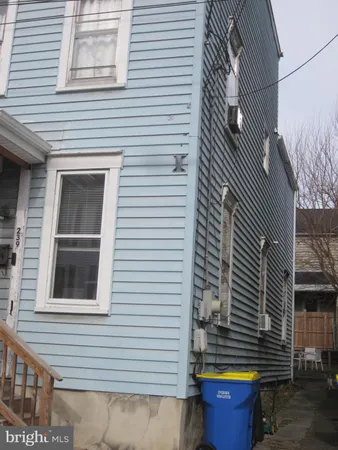 a front view of a house with windows