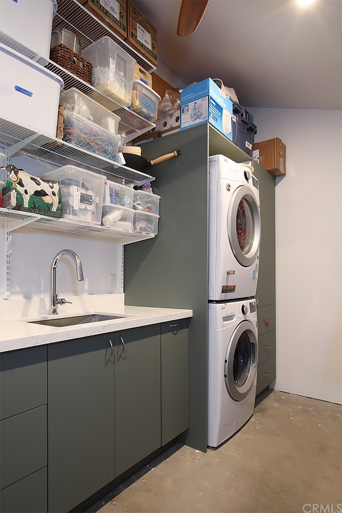 535 Through Street Laguna Beach, CA 92651 - Photo 16 of 23 a utility room with dryer and washer
