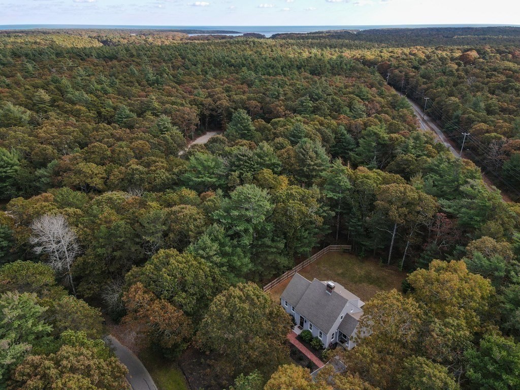 63 West Way Mashpee, MA 02649 - Photo 36 of 41 an aerial view of a house with a yard