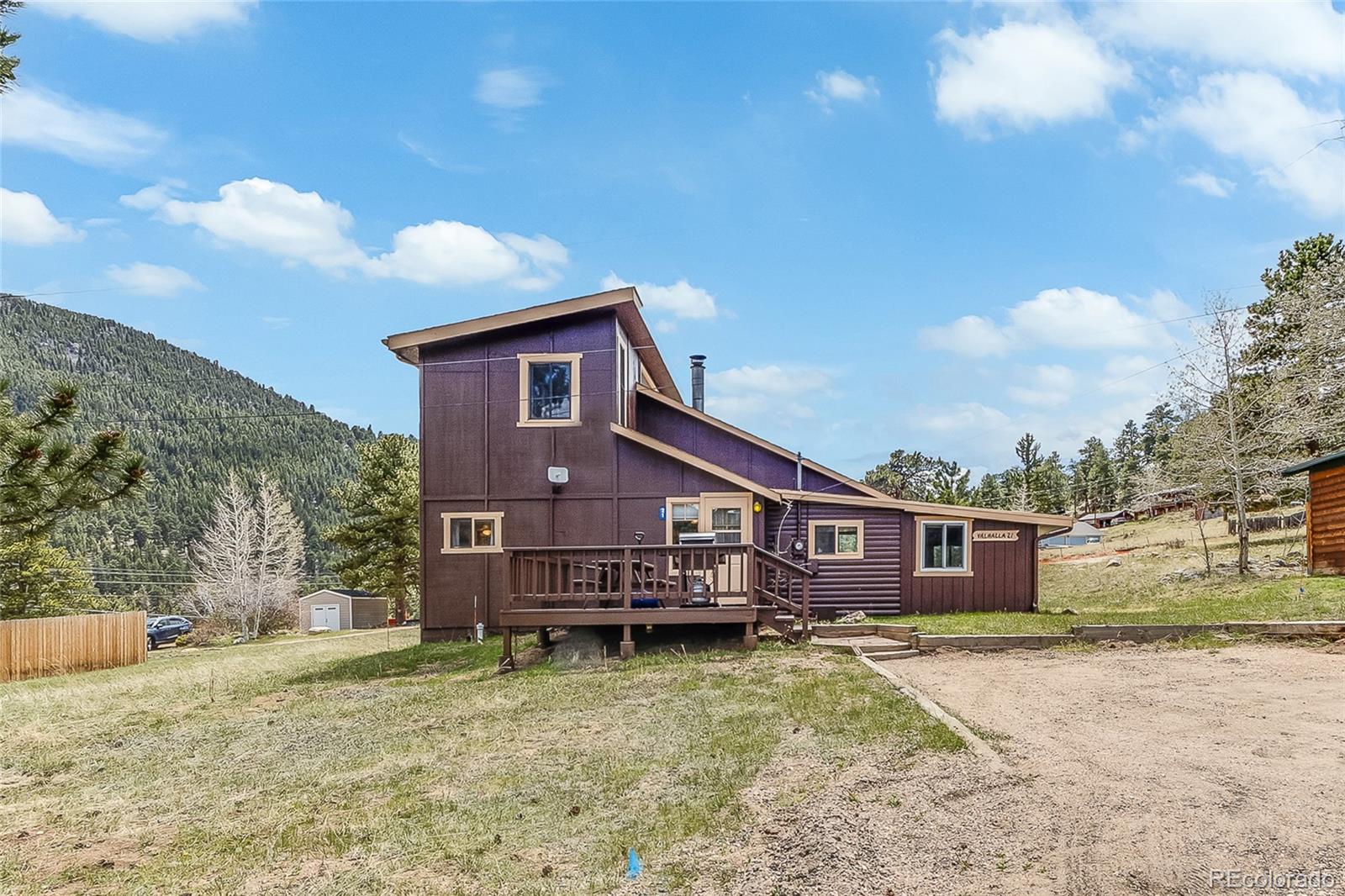 2220 Eagle Cliff Road Estes Park, CO 80517 - Photo 2 of 27 a view of a house with a yard