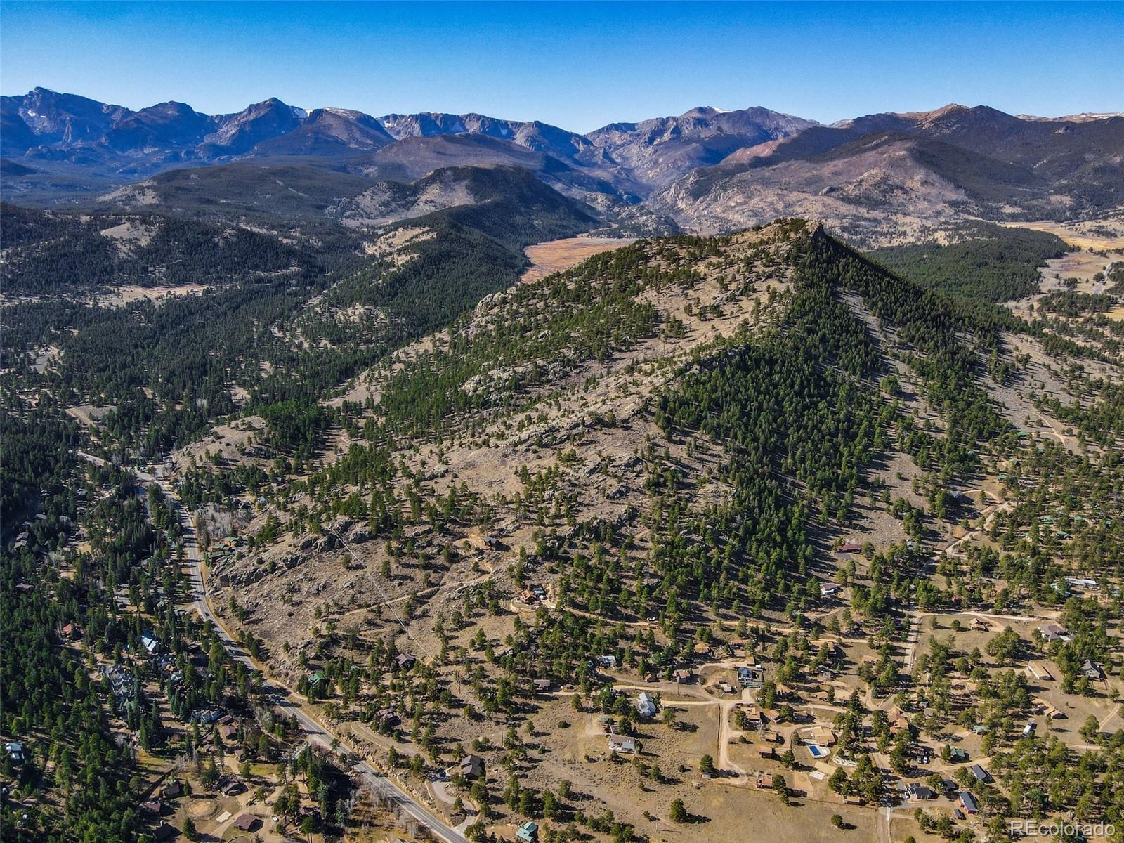 2220 Eagle Cliff Road Estes Park, CO 80517 - Photo 26 of 27 an aerial view of mountain and tree