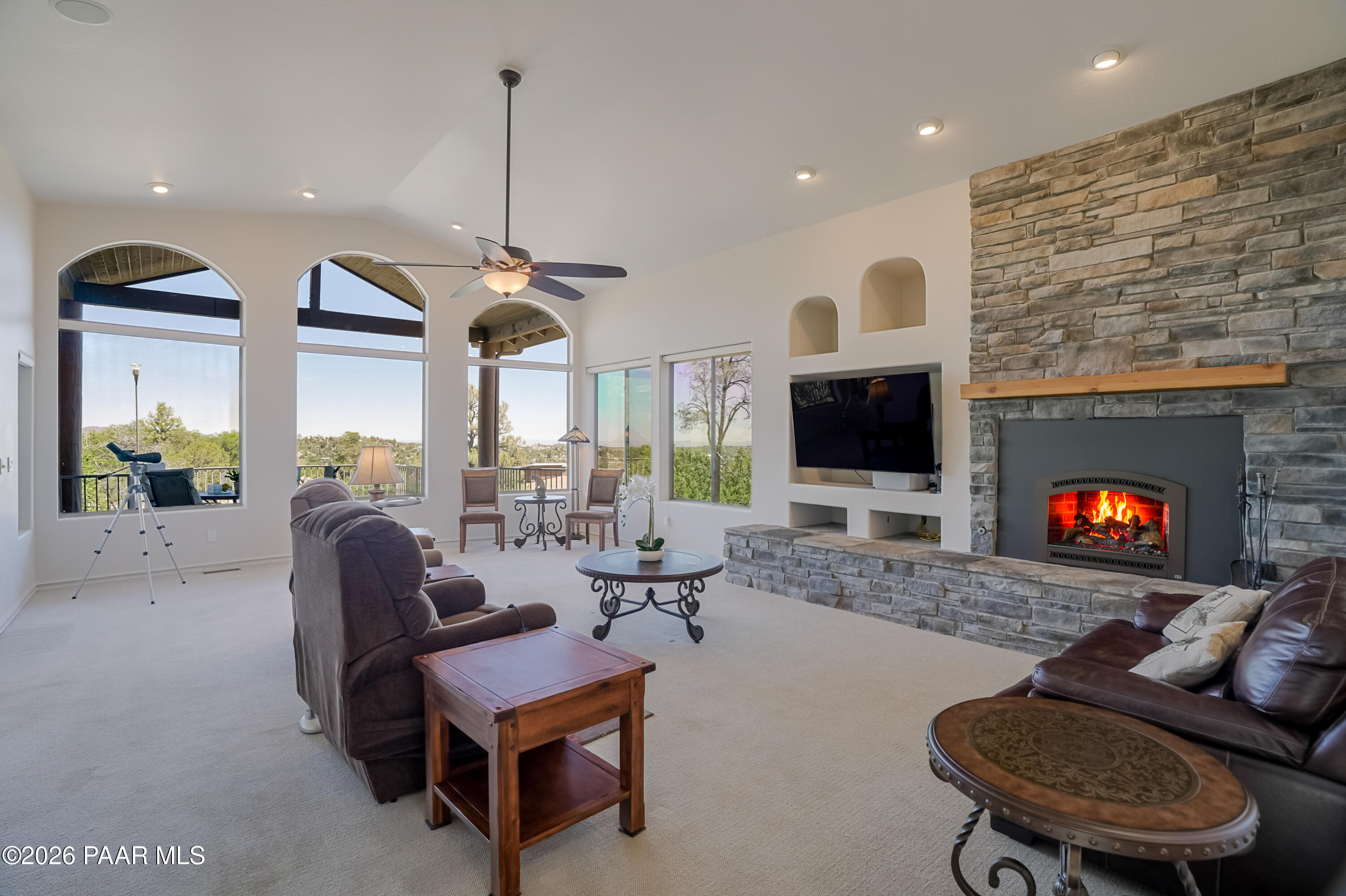 2020 Rustic Timbers Lane Prescott, AZ 86303 - Photo 6 of 62 Living Room with Panoramic Views