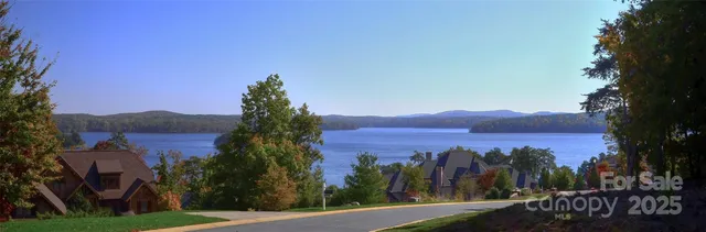 a view of a city with sunset view
