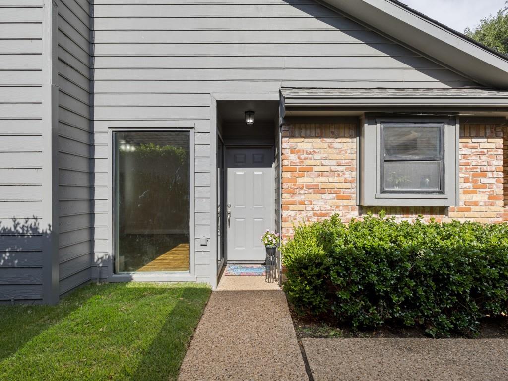 4010 Rive Lane Addison, TX 75001 - Photo 4 of 25 a view of a entryway door front of house