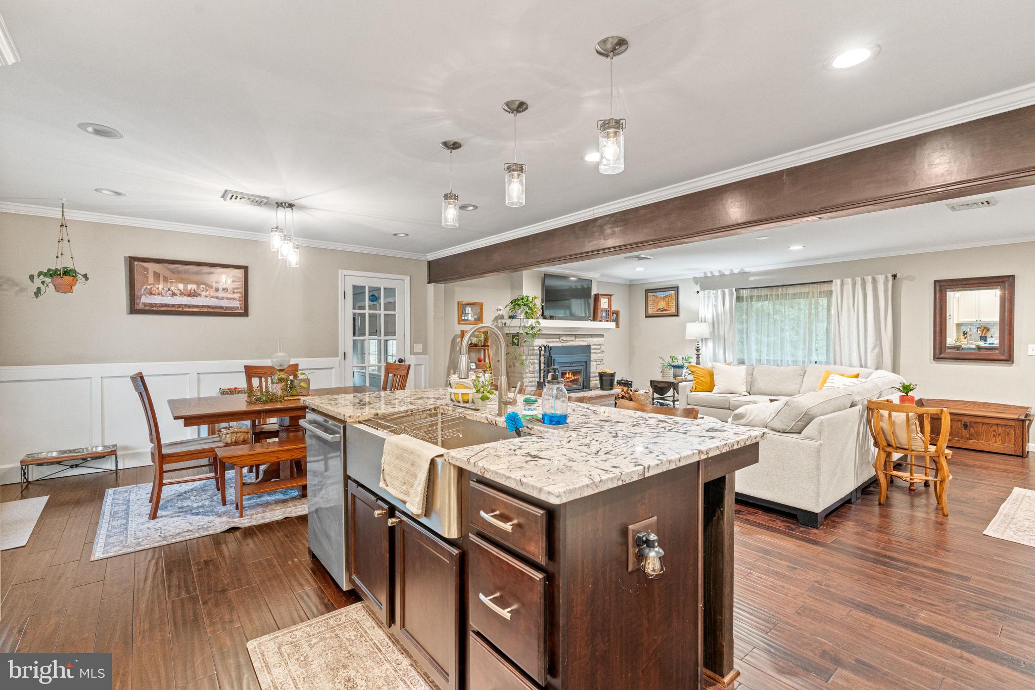 205 East Glenn Road Hershey, PA 17033 - Photo 14 of 52 a view of a dining room with furniture wooden floor and a rug